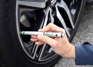 tire pressure gauge and pump