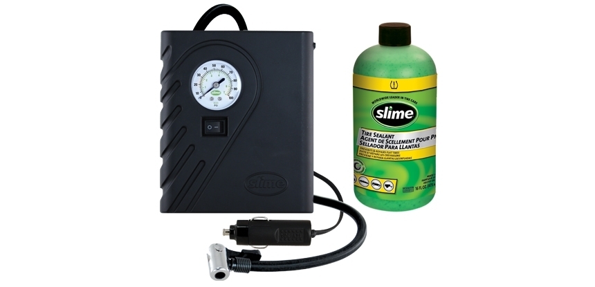 Turtle Wax Slime Smart Repair Compressor Set réparation pneus de voiture