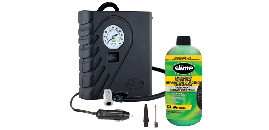 Kit de réparation pour pneus de voiture Slime Smart Repair avec