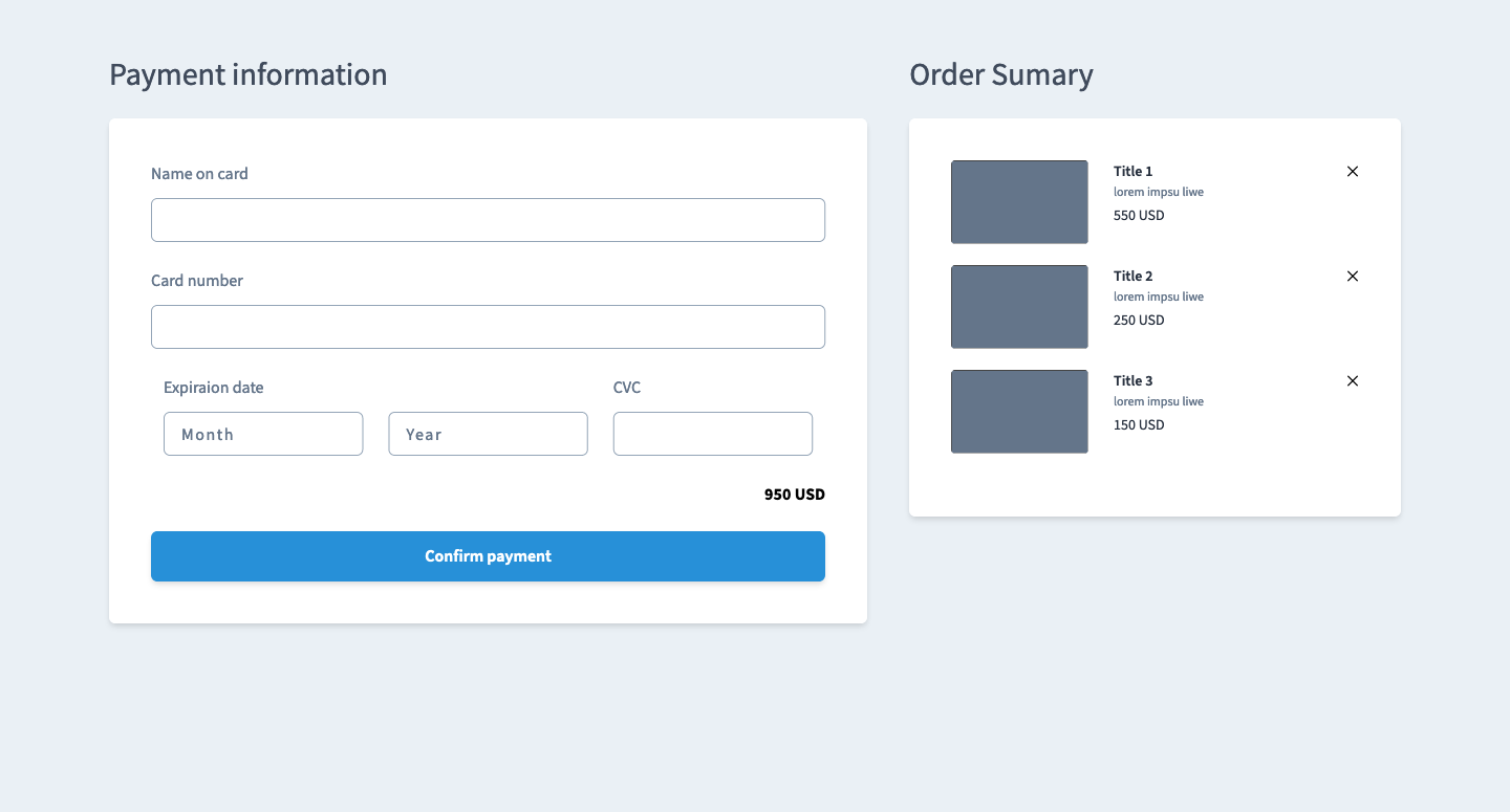 Checkout Form Using Tailwind css Vue js Step By Step Guide