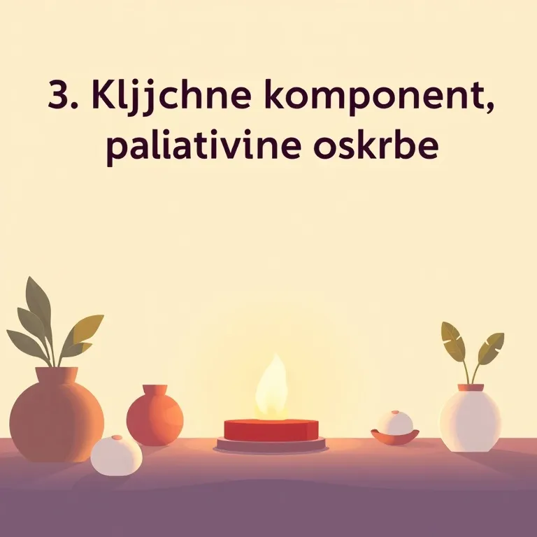 3. Ključne komponente paliativne oskrbe