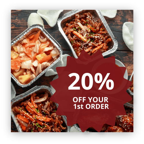 20% off your first order