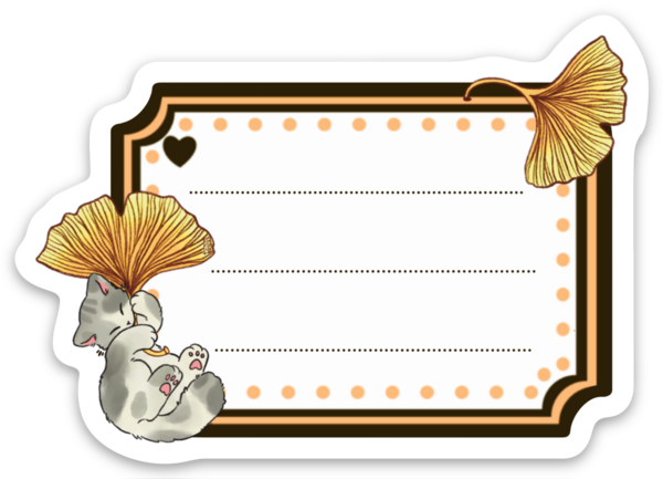Die cut labels