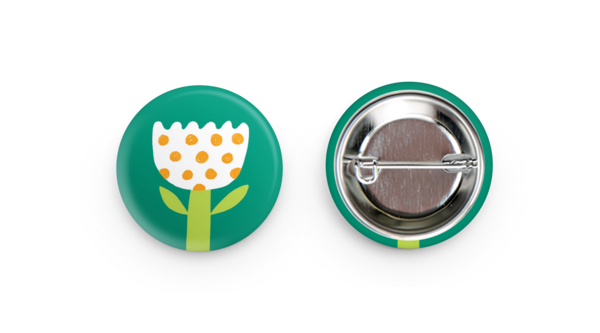32 mm Round buttons