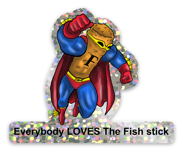 Stickers pailletés