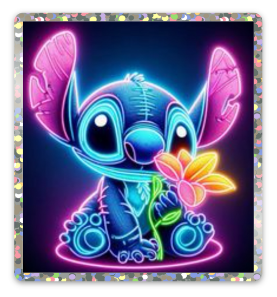 Glitter stickers