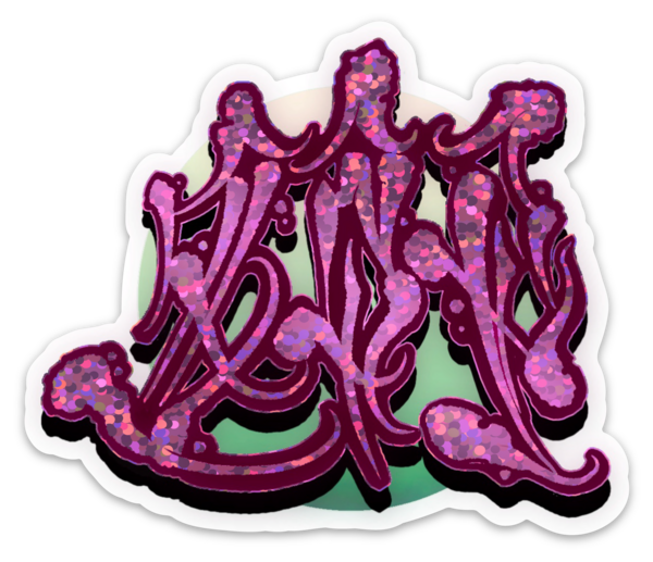 Stickers glitter