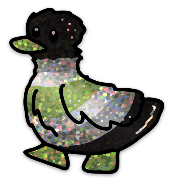 Stickers glitter