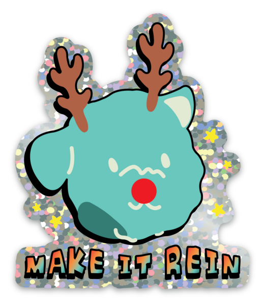 Stickers glitter