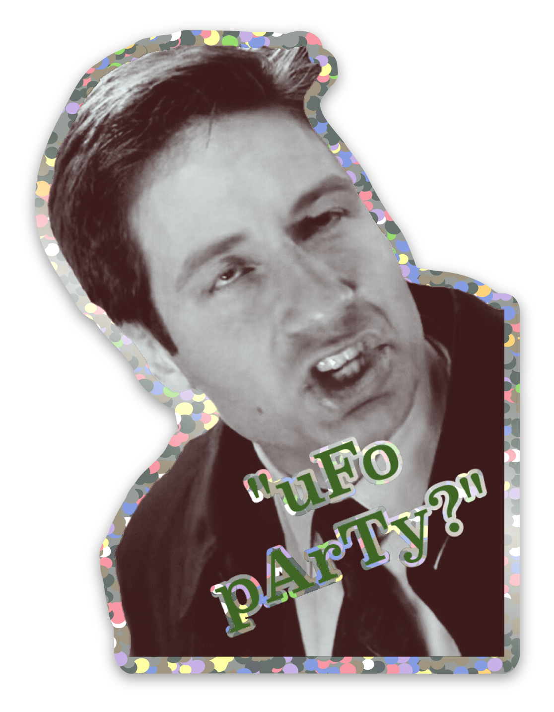 Glitter stickers