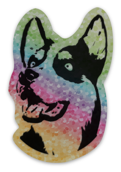 Glitter stickers