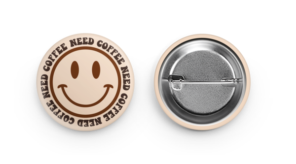 Chapas redondas de 38 mm