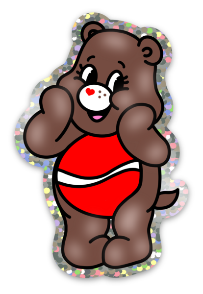 Glitter stickers