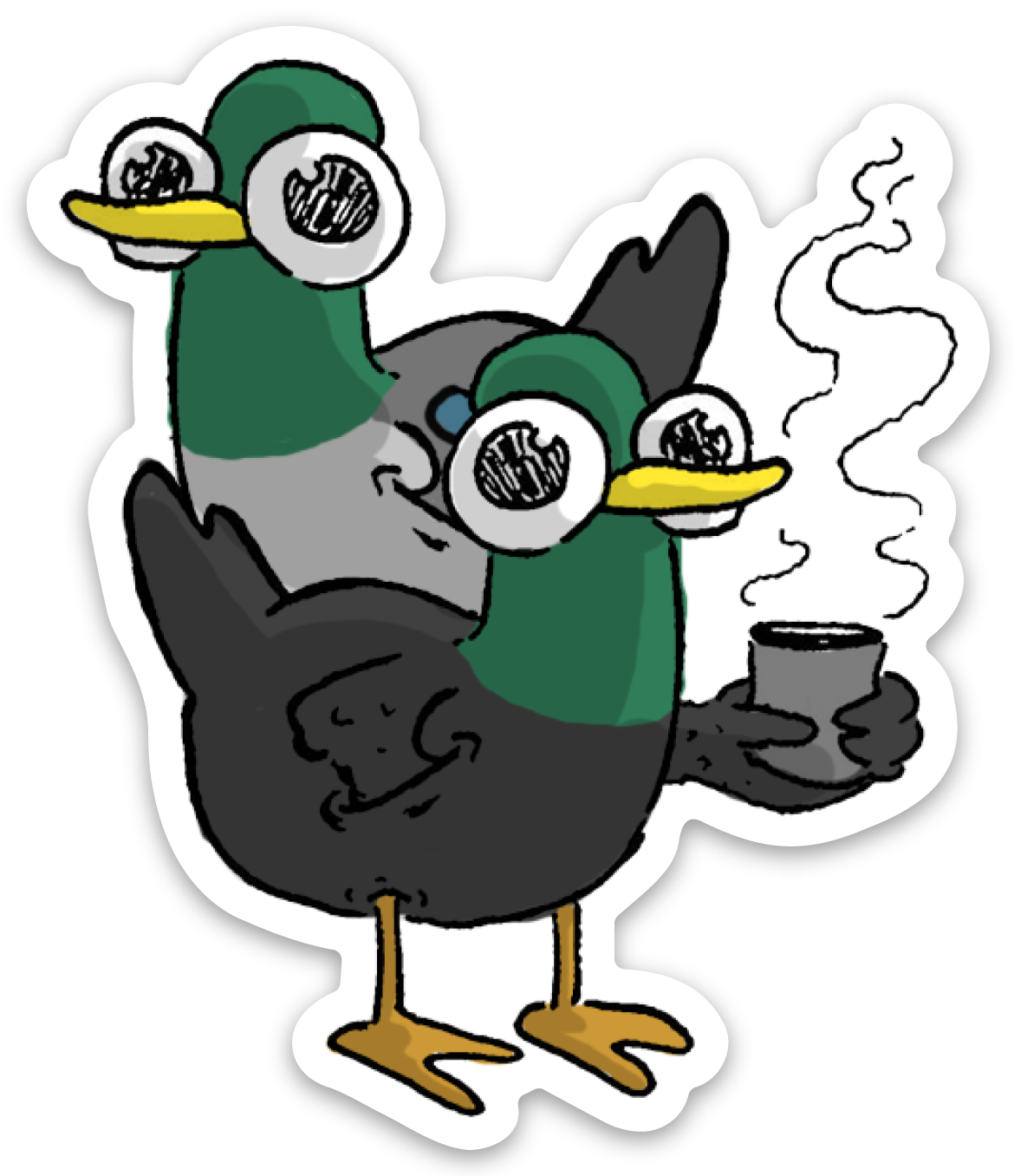 Die cut stickers