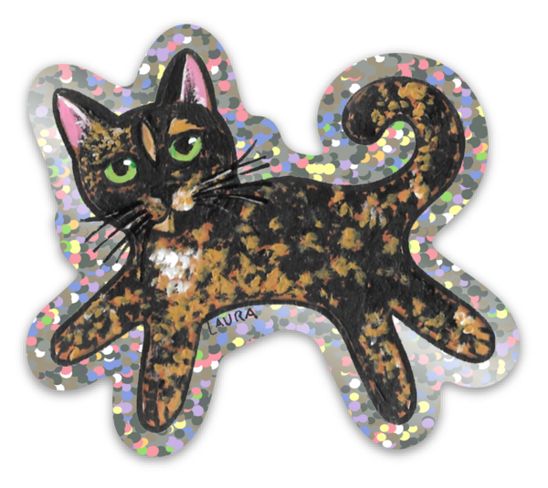 Glitter stickers