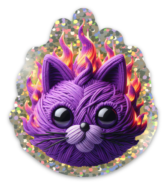 Glitter stickers