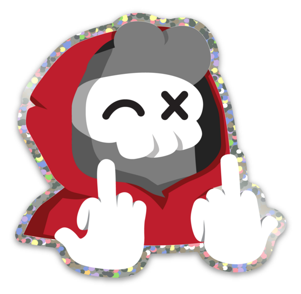 Glitter stickers