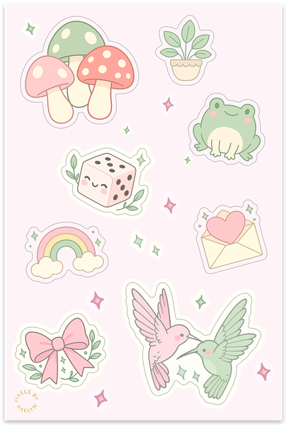 Planches de stickers