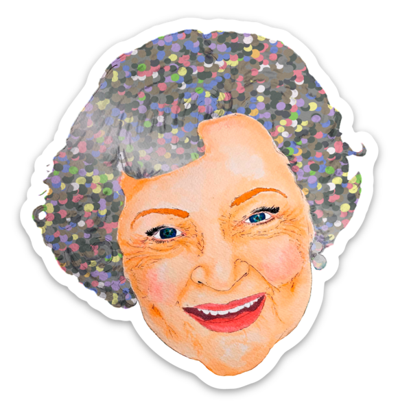 Glitter stickers
