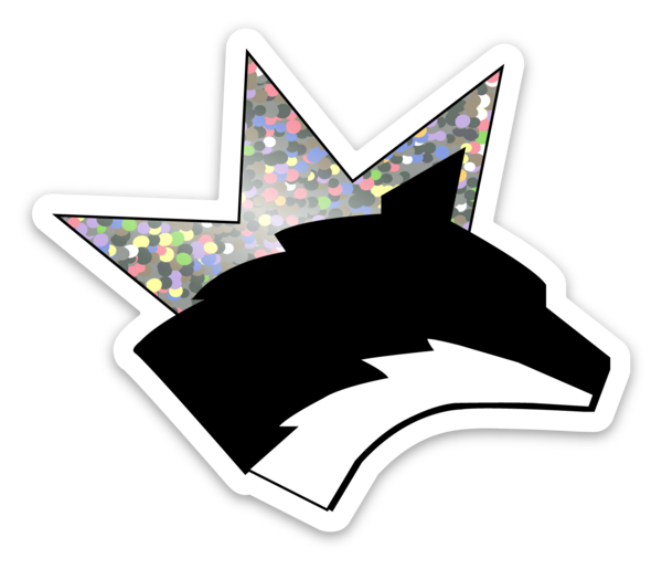 Glitter stickers