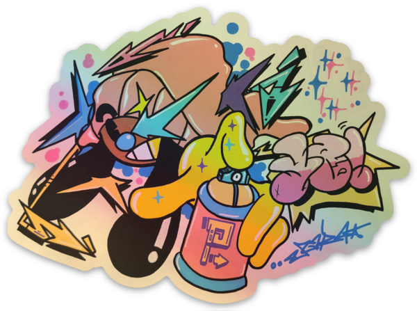 Stickers holographique