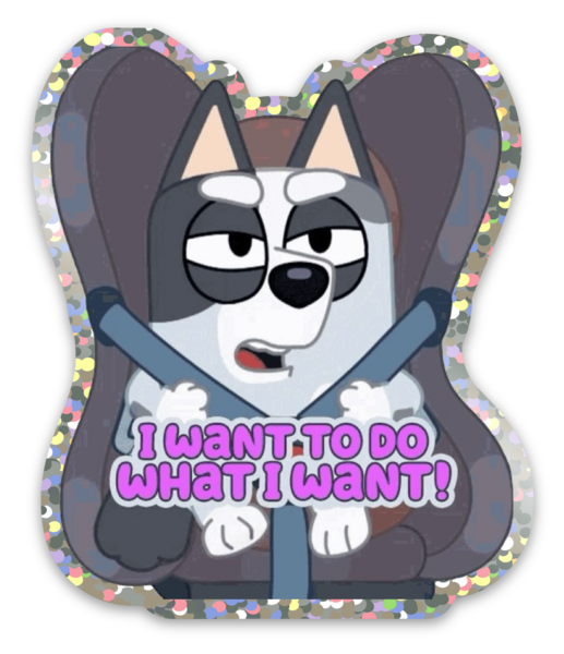 Glitter stickers