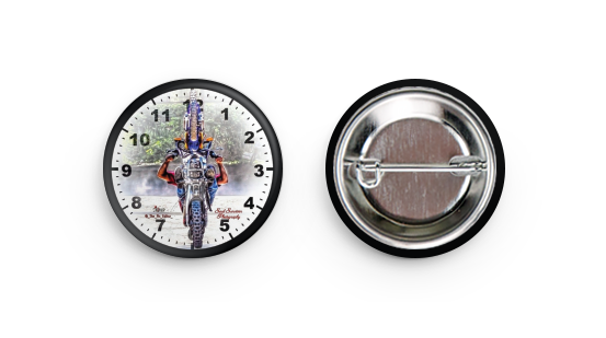 32 mm Round buttons