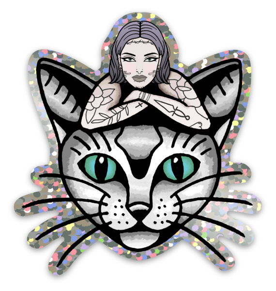 Stickers glitter