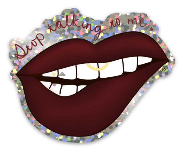 Stickers glitter