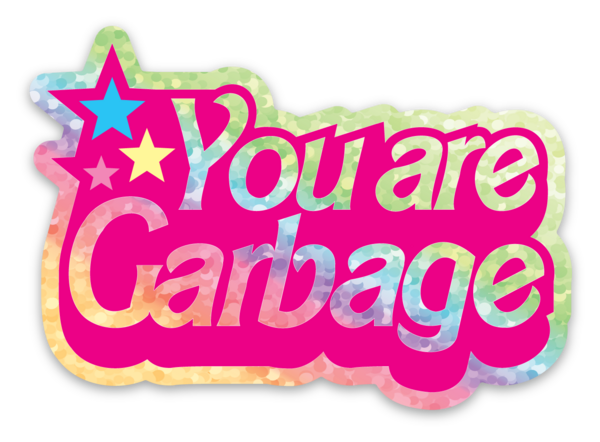 Glitter stickers
