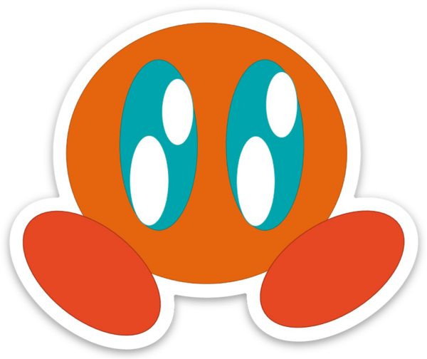 Die cut stickers