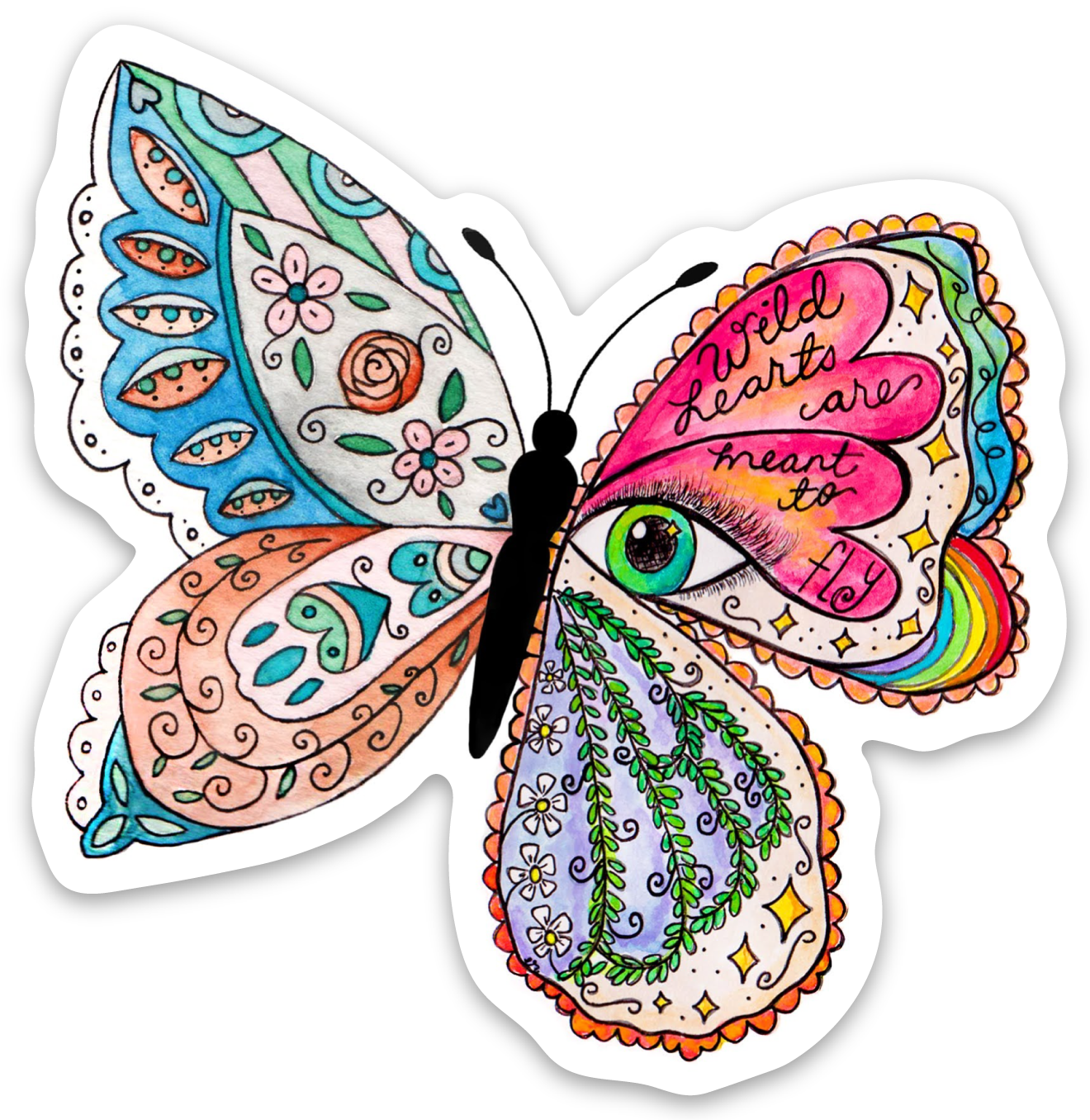 Die cut stickers
