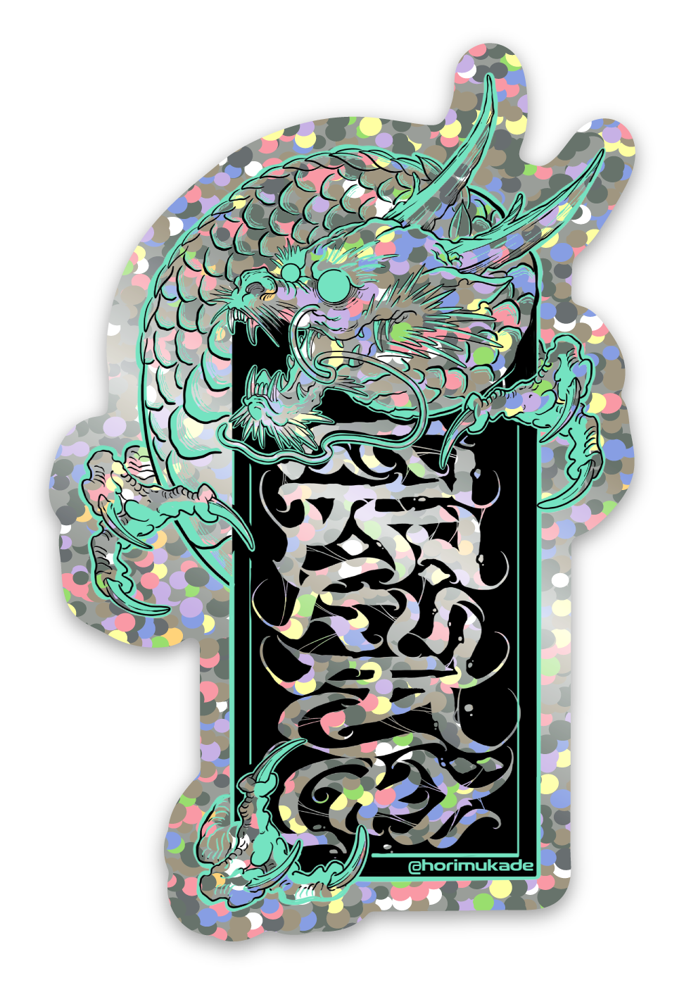 Glitter stickers