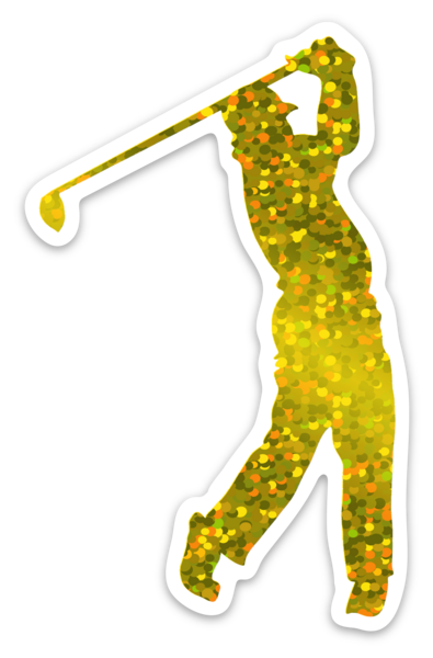 Glitter stickers