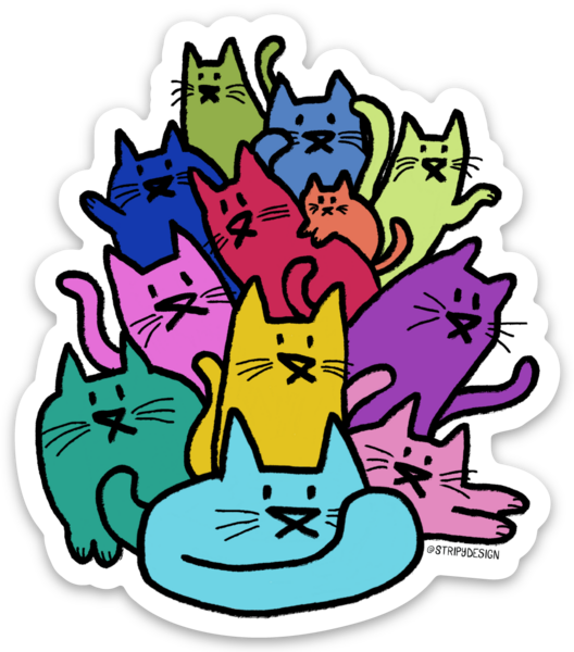 Die cut stickers