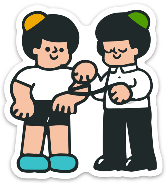 Die cut stickers