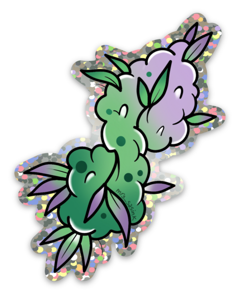Glitzer Sticker