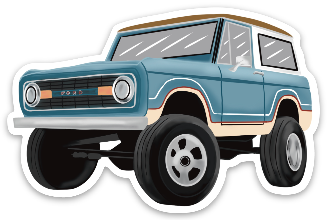 Die cut stickers