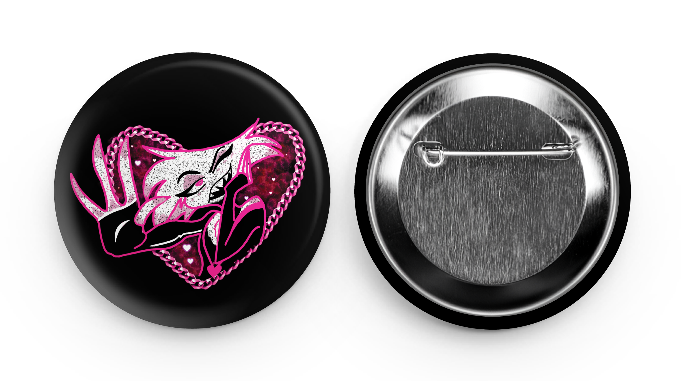 2.25" Round buttons