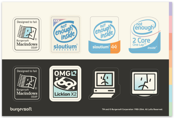 Planches de stickers