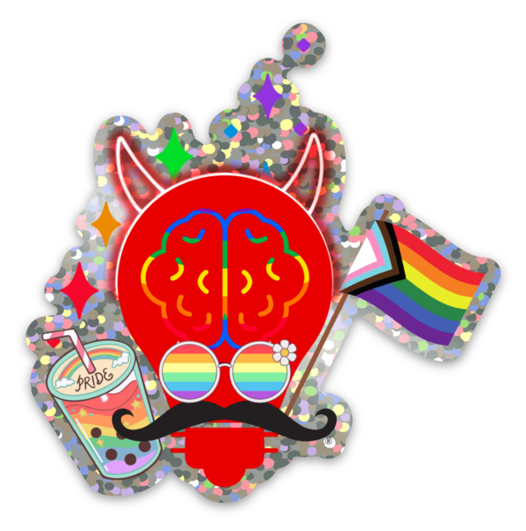Glitter stickers