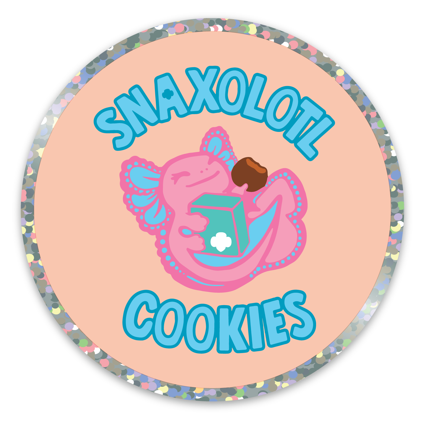 Glitter stickers