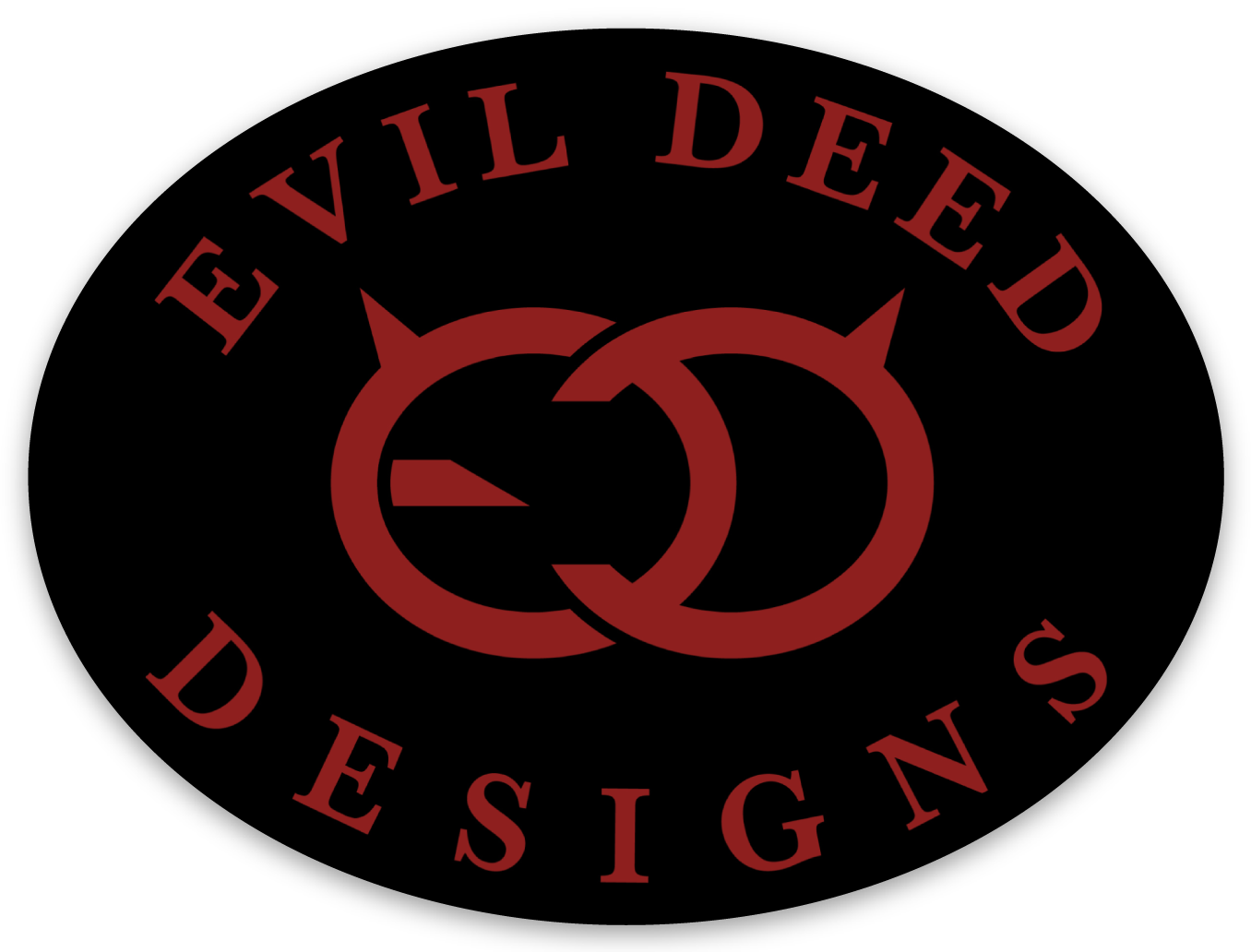 Oval stickers