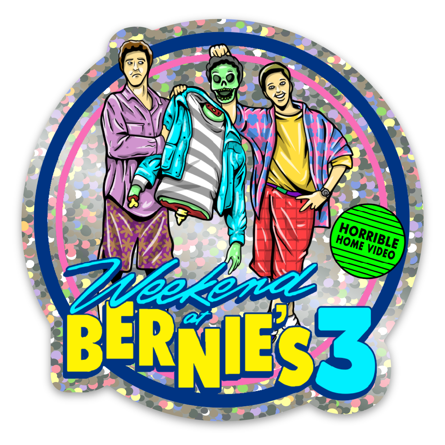 Stickers pailletés
