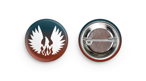 32 mm Round buttons