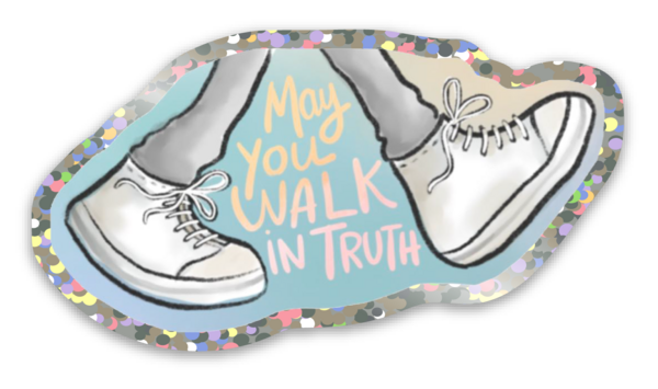 Stickers glitter