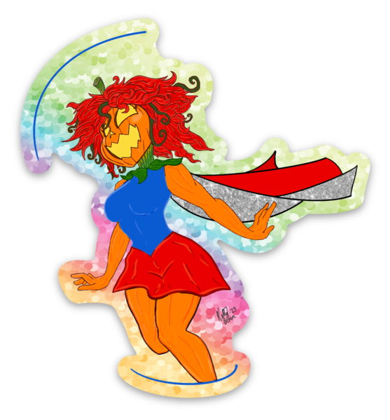 Glitter stickers