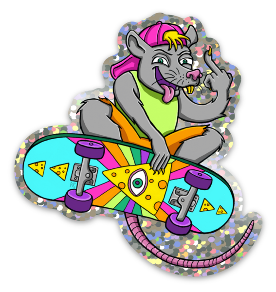 Stickers glitter