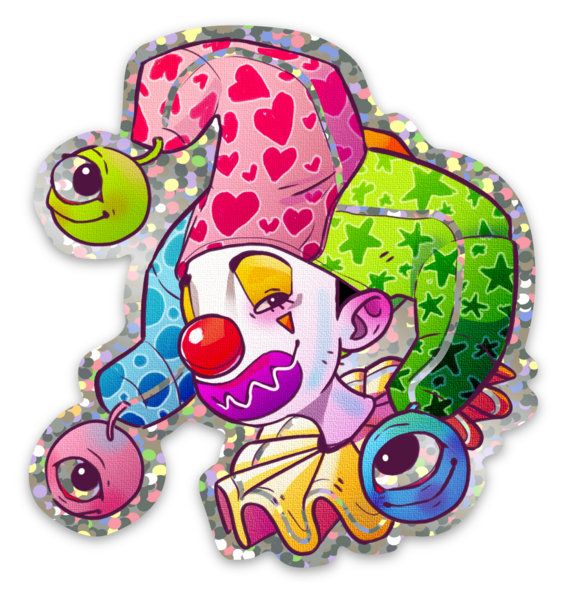Stickers pailletés