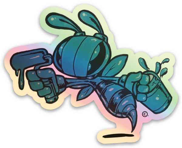 Stickers holographique